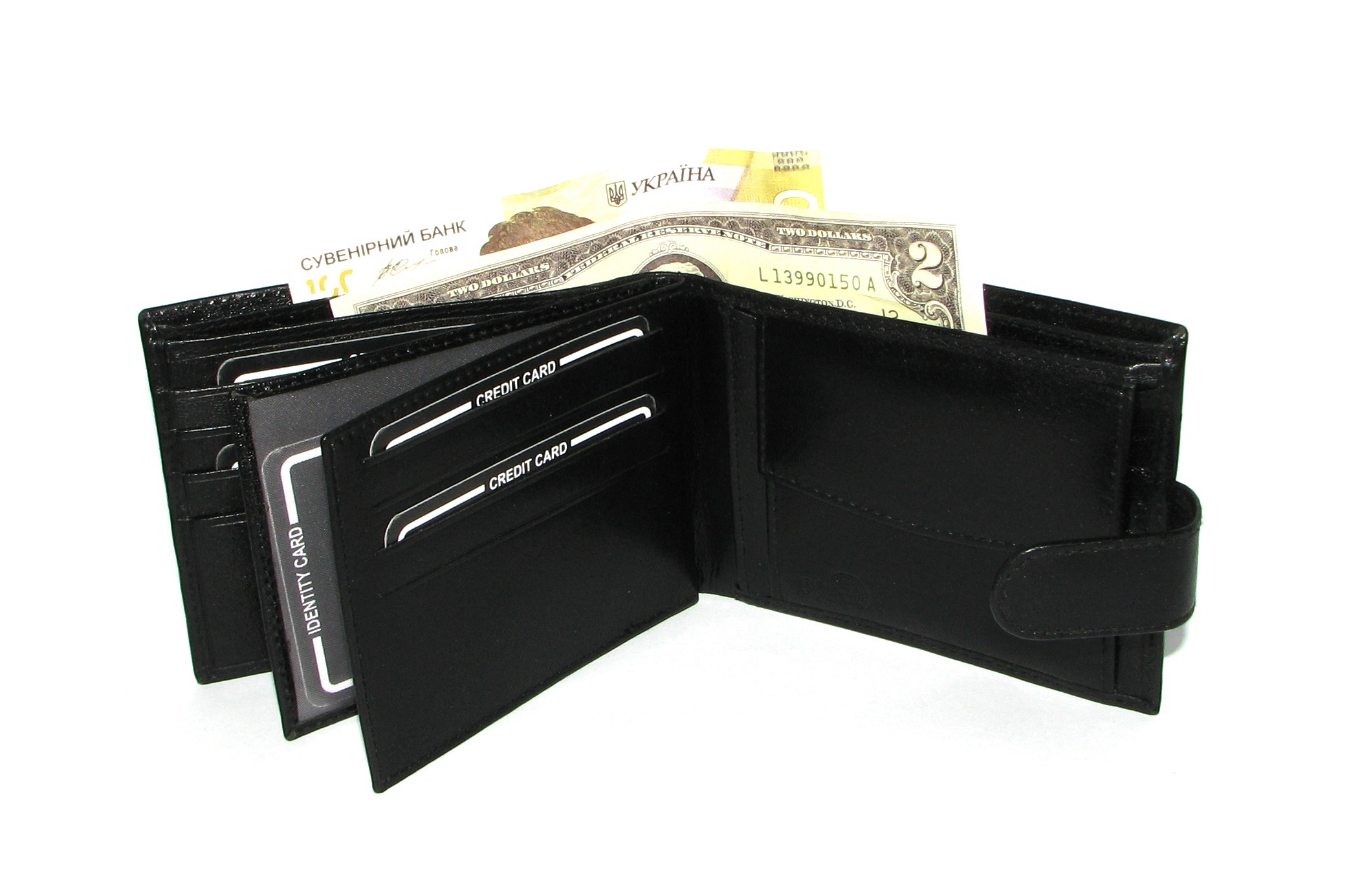 Кошелек мужской Pierre Andreus PW-012L-BTU BLACK Кошелек мужской Pierre Andreus PW-012L-BTU BLACK